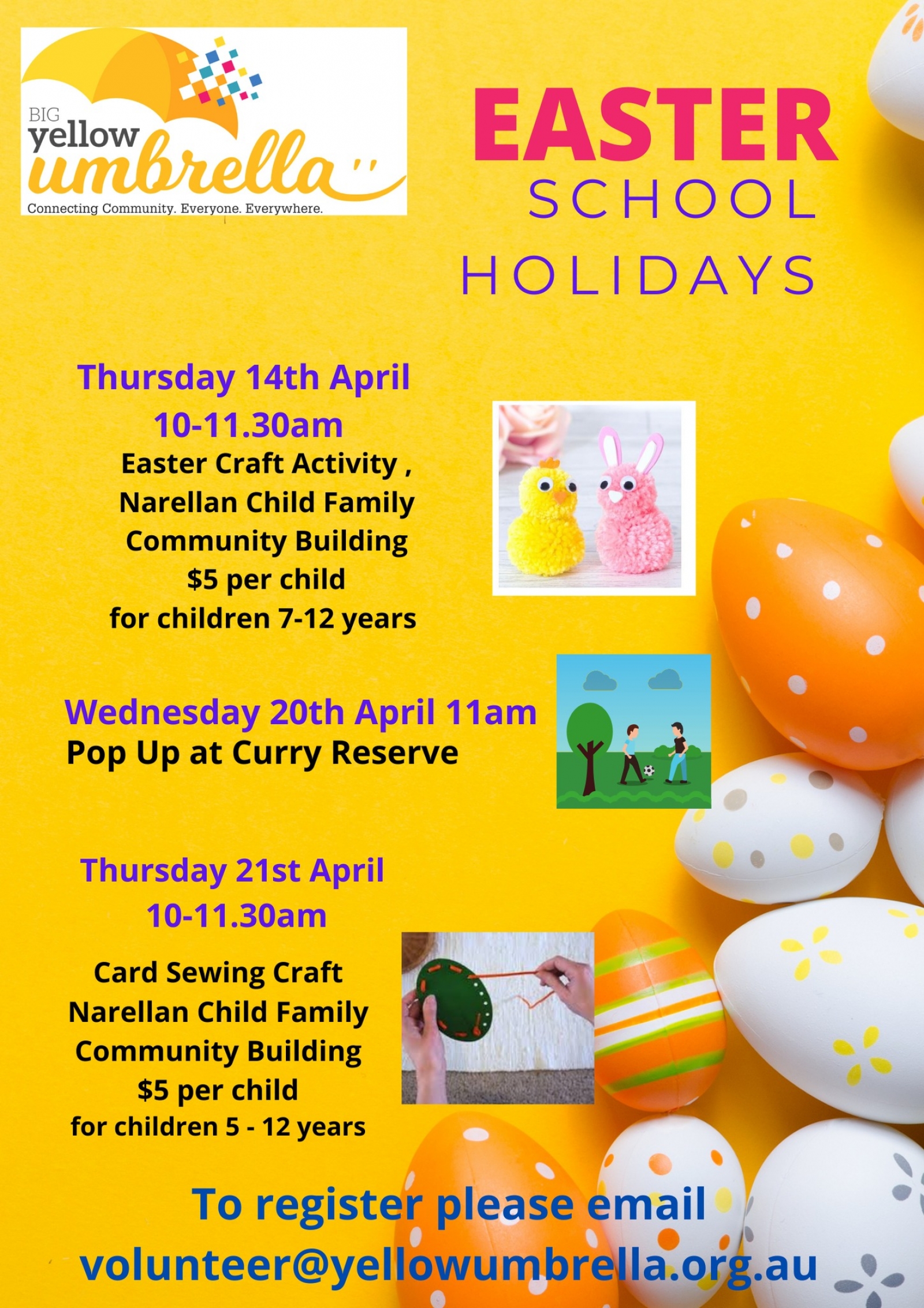 Easter School Holidays at Big Yellow Umbrella » Camden Kids